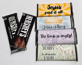 Easter Candy Bar Wrapper Hershey’s Candy Treat Party Favor