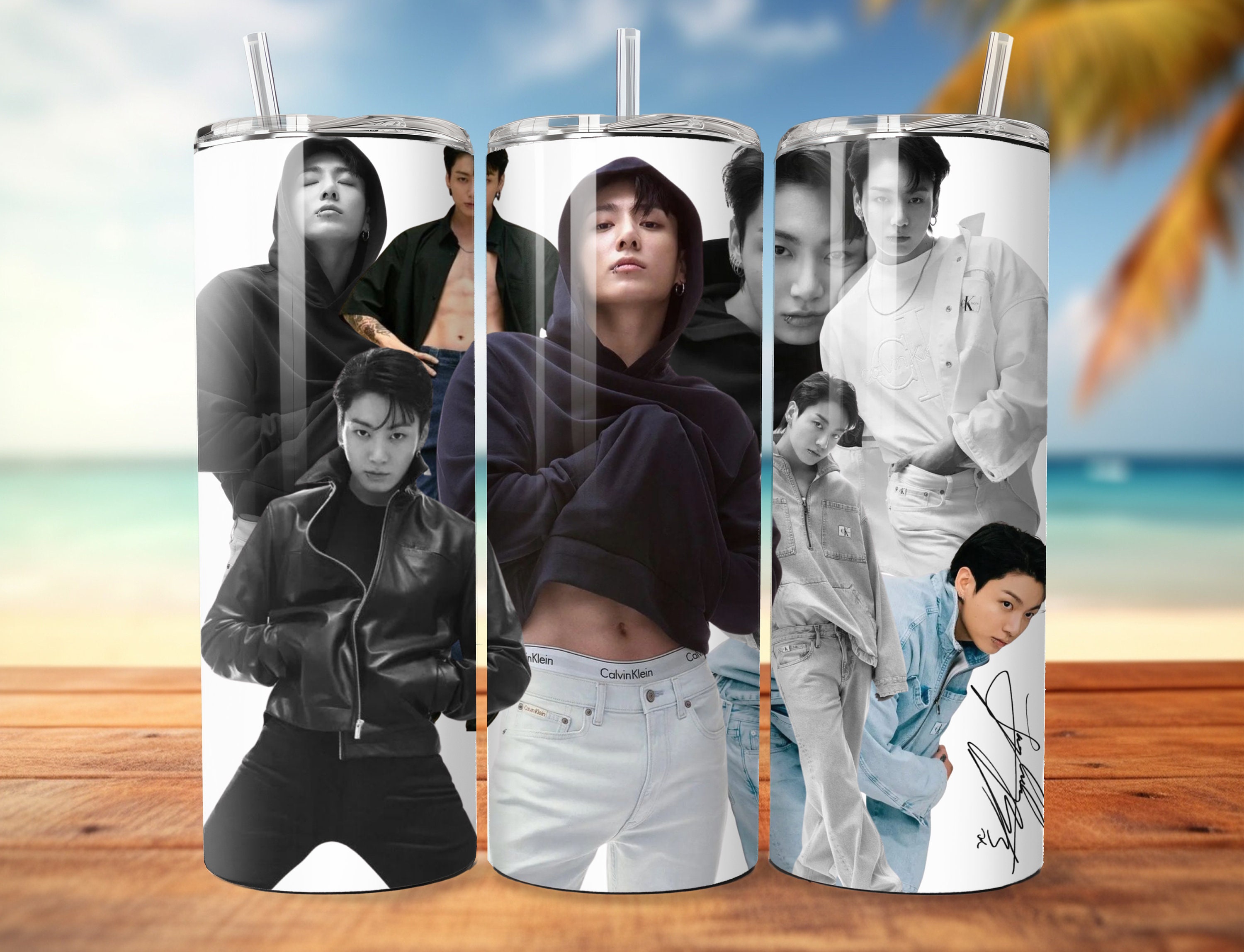 BTS CK x JK 2024 Jeon Jungkook 20 oz stainless steel tumbler BTS CK x JK 2024 Jeon Jungkook 20 oz stainless steel tumbler
