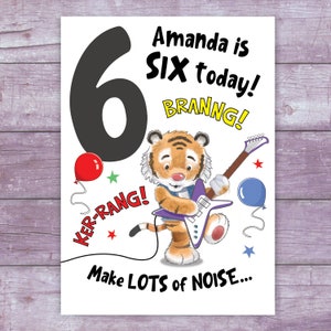 Tog ages Birthday - Customise child name and age