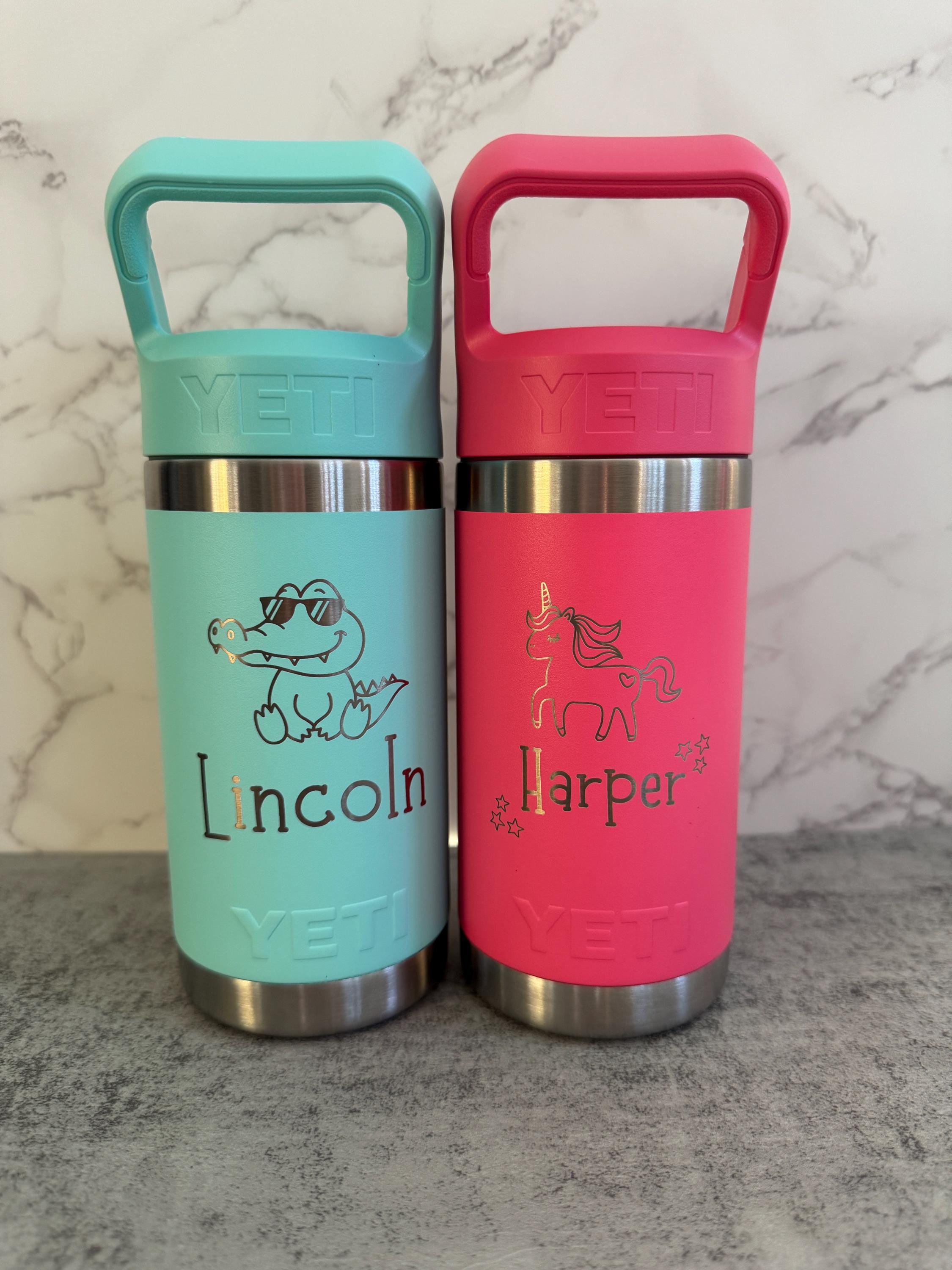 Custom Engraved Yeti Kids Tumbler, Personalized 12oz/18oz Rambler Jr - Etsy
