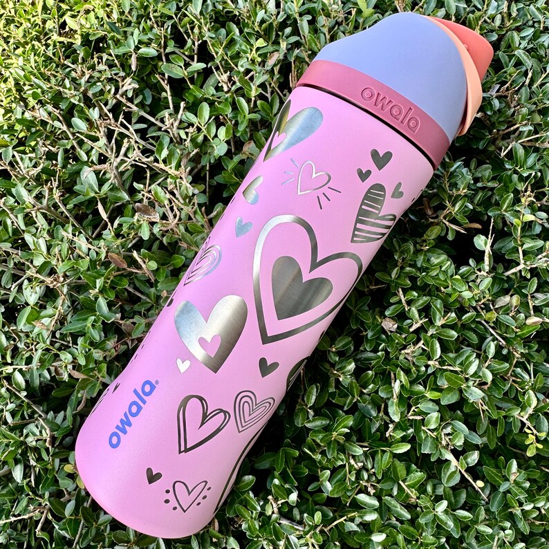 Personalized Owala Free Sip 24oz Bottle | Custom Water Bottle Wrap ...
