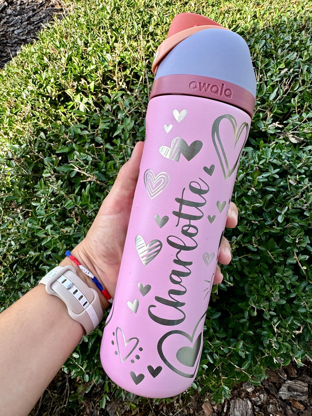 Personalized Owala Free Sip 24oz Bottle | Custom Water Bottle Wrap ...