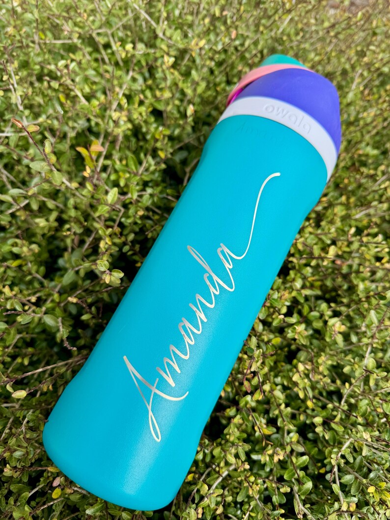 Personalized Owala Freesip 24oz Bottle Custom Engraved Water Bottle ...