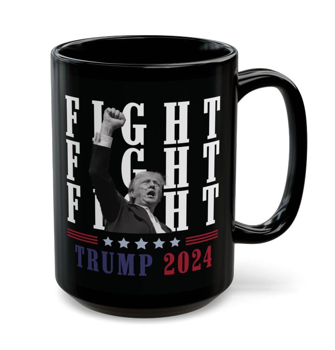 Donald Trump Mug 15oz, Trump Lovers Gift, Trump for President 2024