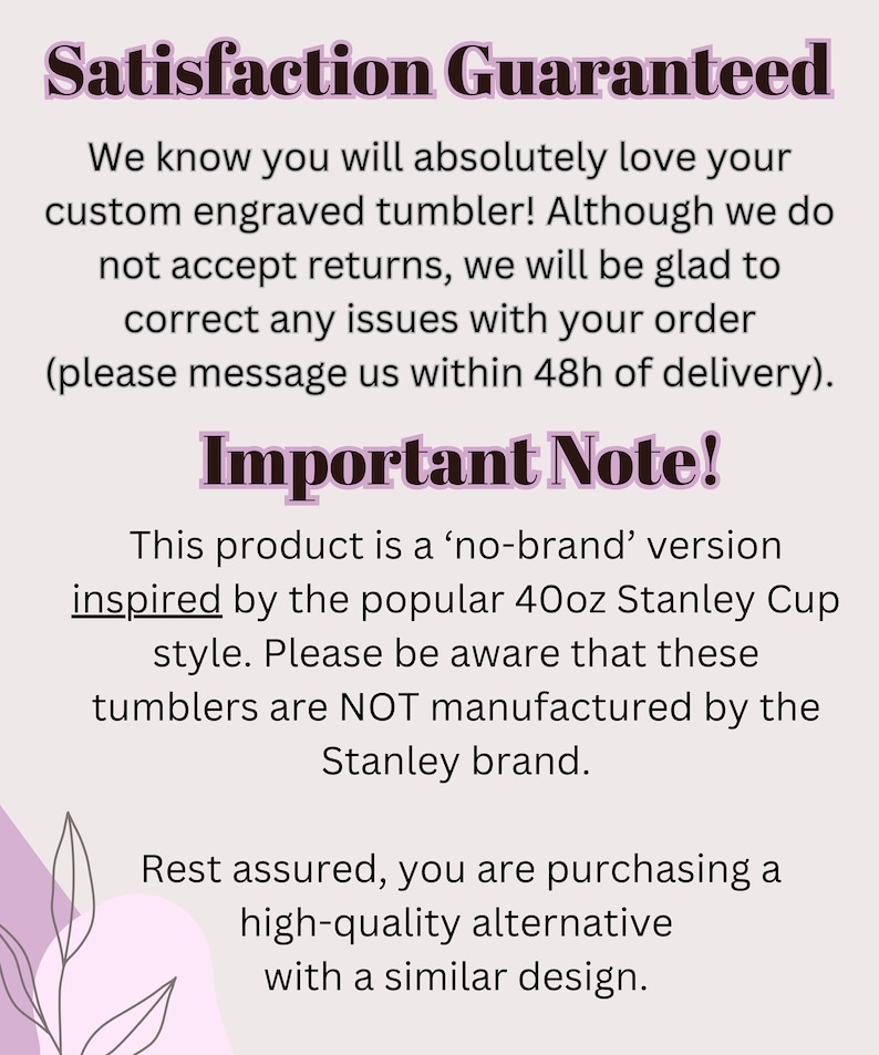 Personalized 40oz Tumbler with Handle & Straw, Custom Engraved travel mug, Gift for best friend, Not Stanley Brand image 8