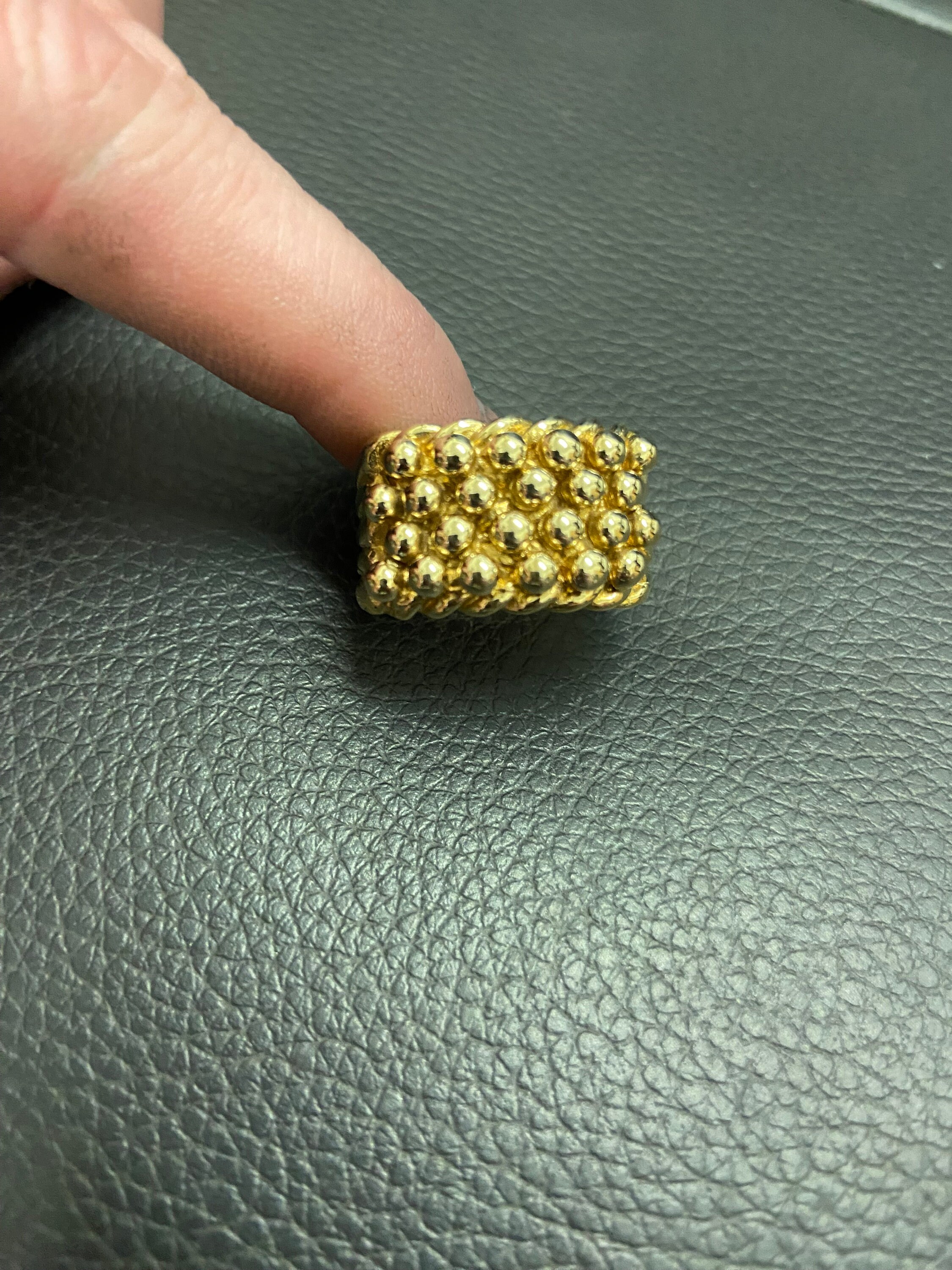 9ct Gold Plated Keeper Ring Etsy Canada
