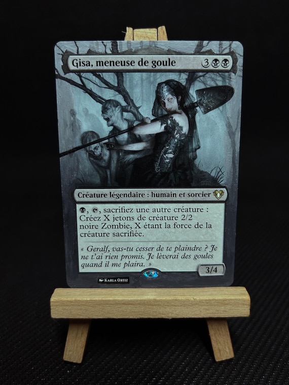 Ghoulcaller Gisa French Altered Card Hand-painted Border Extension MTG Original Art Playable - Etsy Canada Ghoulcaller Gisa French Altered Card Hand-painted Border Extension MTG Original Art Playable - Etsy Canada