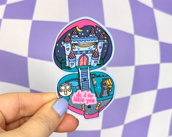 Do It For Little You Childhood Toy Cute Sticker 2.0 Mini Figurine Funny Mental Health Vinyl Sticker Healing Journey Inner Child