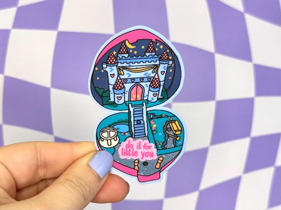 Do It For Little You Childhood Toy Cute Sticker 2.0 Mini Figurine Funny Mental Health Vinyl Sticker Healing Journey Inner Child