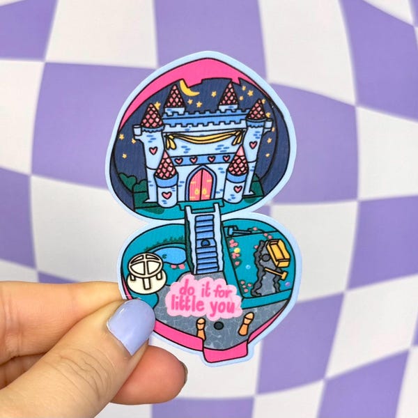 Do It For Little You Childhood Toy Cute Sticker 2.0 Mini Figurine Funny Mental Health Vinyl Sticker Healing Journey Inner Child