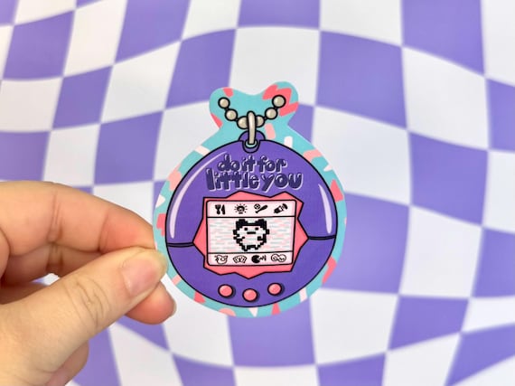 Tamagotchi Do It For Little You Sticker Inner Child Healing Mental Health Trauma Therapy 90’s Toys Millenial Gift for Her Vinyl Decal