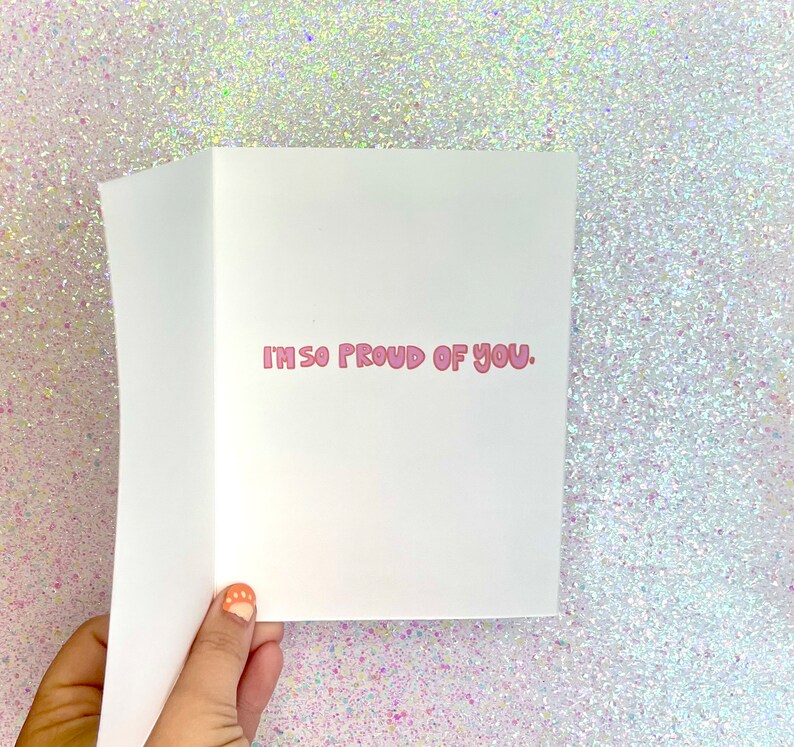 So Proud of You Greeting Card Major Life Change Transition Coming Out ...