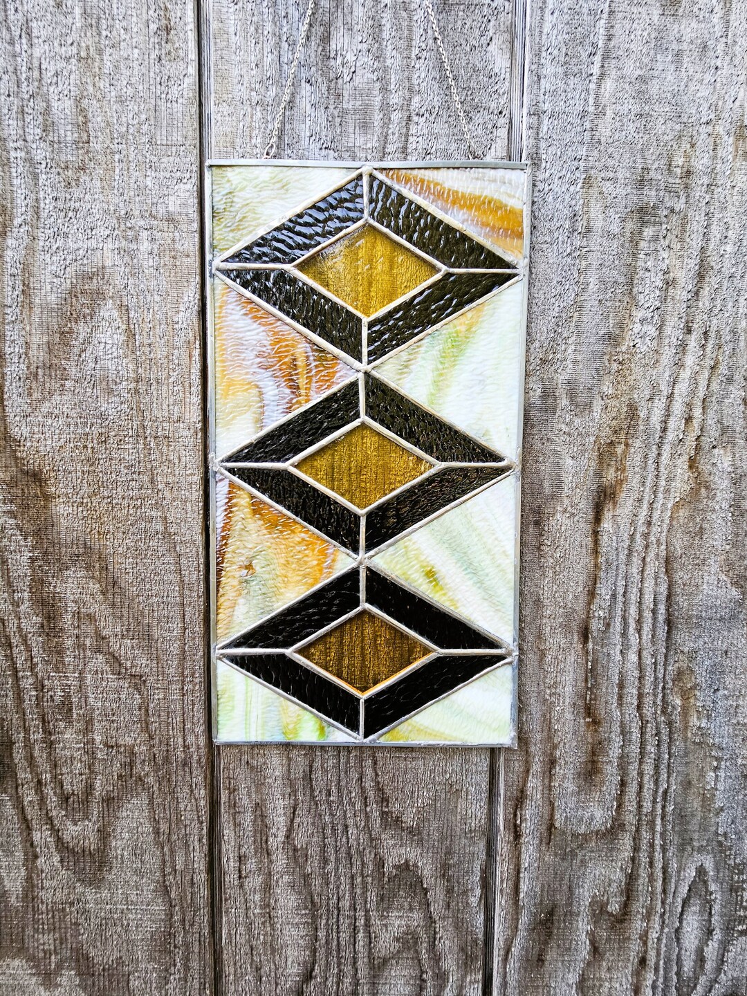Stained Glass Rectangle Design Etsy