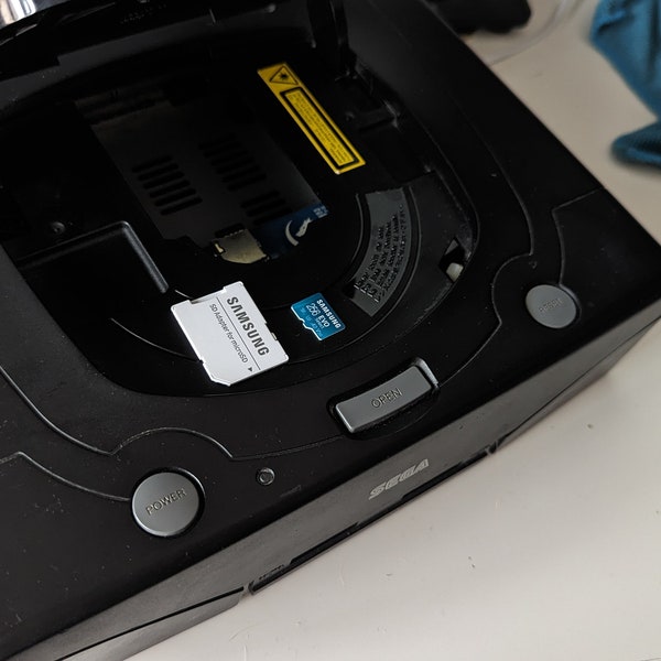 SEGA Saturn - 256GB SD Karte & Software für alle Varianten von Fenrir und Satiator