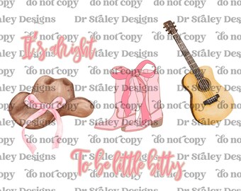 Custom Western Girls Name PNG: Itty Bitty Design (Digital Download)