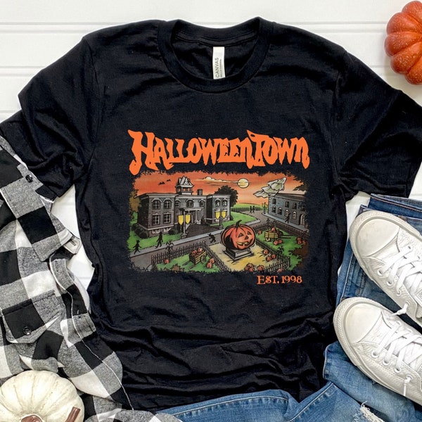 Halloweentown Shirt Vintage Halloween Town Shirt Halloween Shirt Women Halloweentown University Tshirt Halloween Town University Est 1998