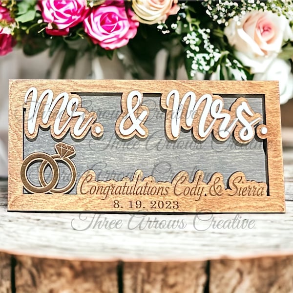 Wedding Money Holder Unique Keepsake Personalized Gift