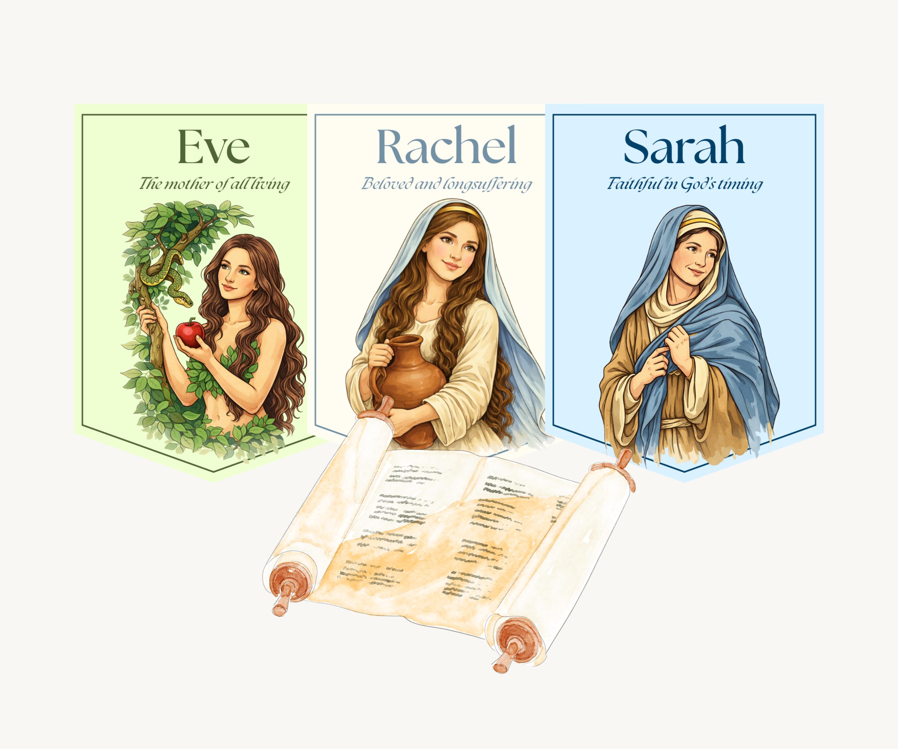 Women of the Old Testament Banner Printable, Faith Study Decor PDF ...