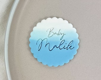 Baby Name Custom Cookie Stamp Fondant Biscuit Cutter Babyparty Keksstempel