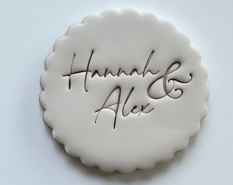 Name Custom Cookie Stamp Fondant Biscuit Cutter