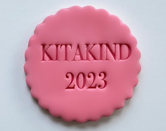 Kitakind 2023 Custom Cookie Stamp Fondant Biscuit Cutter