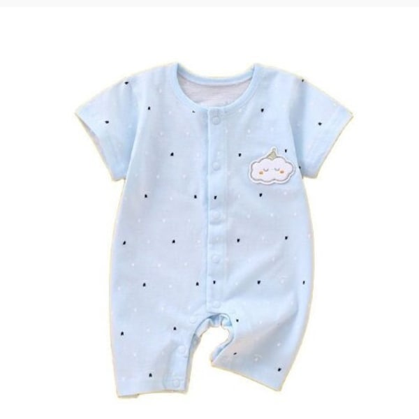 Blue Baby Romper Etsy
