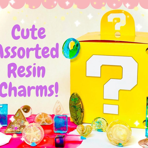 Assorted Cute Resin Charms! Great for gifts/decor/aesthetics/jewelry