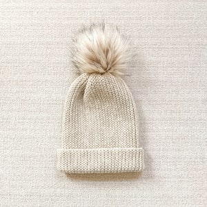 CROCHET BEANIE PATTERN | Beanie ~ Hat~ Knit look hat ~ Fold up brim hat | The Serendipia Beanie