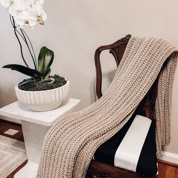 CROCHET PATTERN | Crochet blanket Pattern | Easy Crochet Blanket Pattern for Beginners | Blanket Throw | The Alba Throw