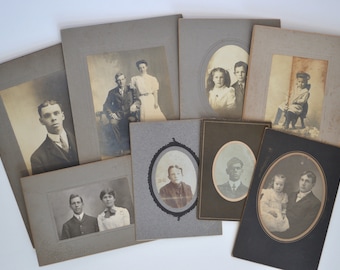 Antique Cabinet Cards - You Choose - Vintage Ephemera - Junk Journal Supplies