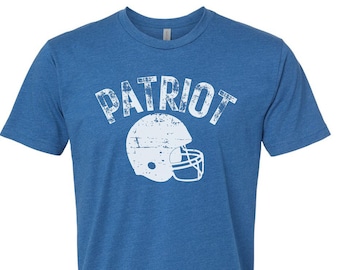 Patriot-Fußball-Shirt, Patrioten-T-Shirt, Patriot-Fußball, Patriot-Schul-Maskottchen-Hemd, High-School-Patrioten-Maskottchen-Hemd