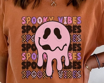 Maglietta di Halloween per donna Vibrazioni spettrali
