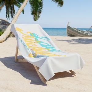 Beach Towel Pool Towel Summer Towel Beach Gift for Her Beach Towel with Bright Colors