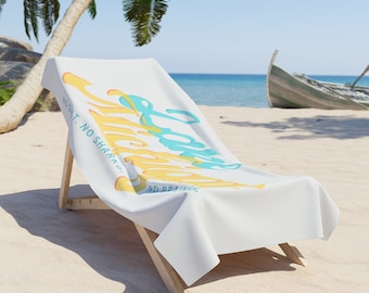Beach Towel Pool Towel Summer Towel Beach Gift for Her Beach Towel with Bright Colors
