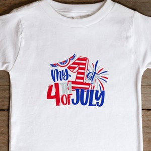 My 1st 4th of July Toddler Tee | Red, White & Magical | Toddler Short Sleeve Tee