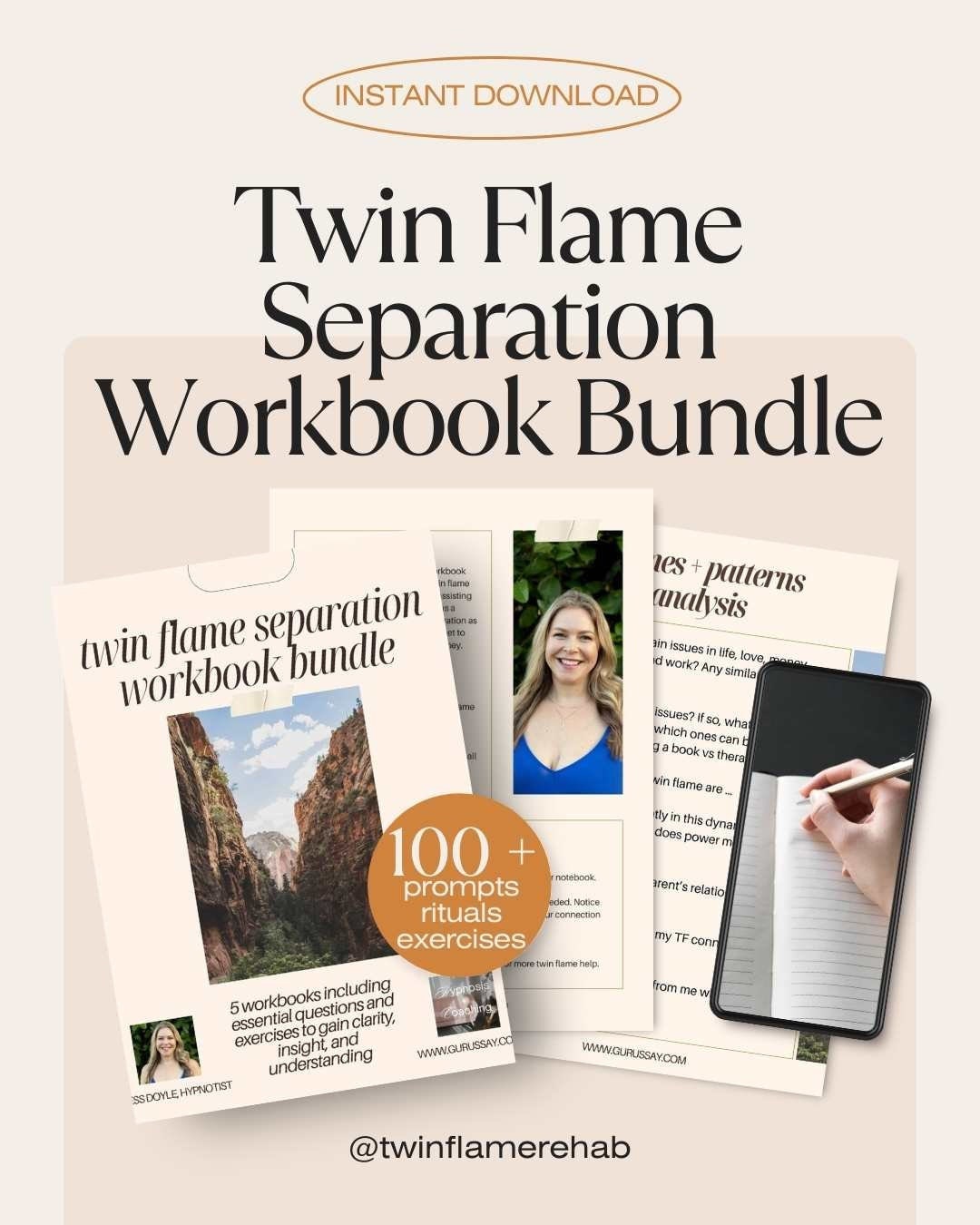 Twin Flame Separation Workbook Bundle