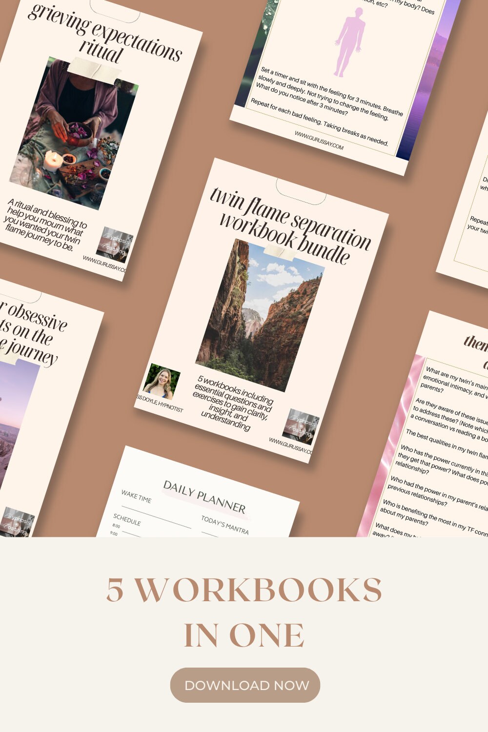 Twin Flame Separation Workbook Bundle