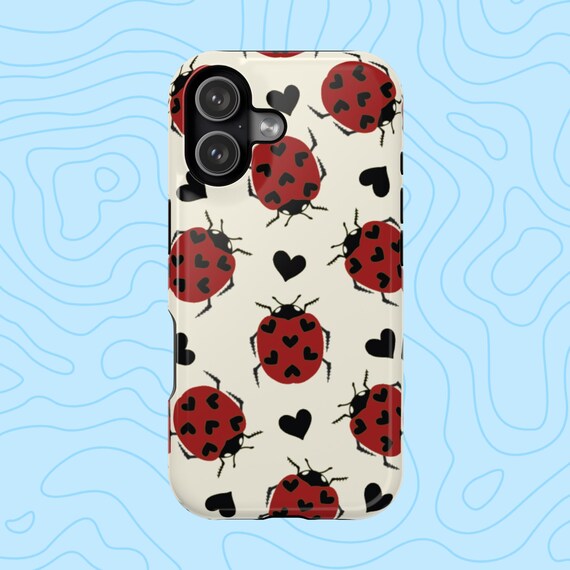 Ladybug Phone Case | Tough Magnetic MagSafe Cover For iPhone 13 - 17