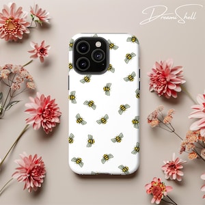 Bumblebee Phone Case: Black & Yellow Honeybee Design
