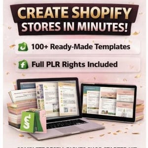 Bygg en Shopify-butik på 10 minuter 100+ Shopify-mallar Färdiga dropshipping-webbplatser