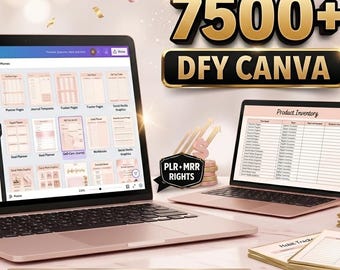 7500以上のPLRデジタル製品バンドルMRR | DFYプランナー＆ジャーナル（再販権付き）