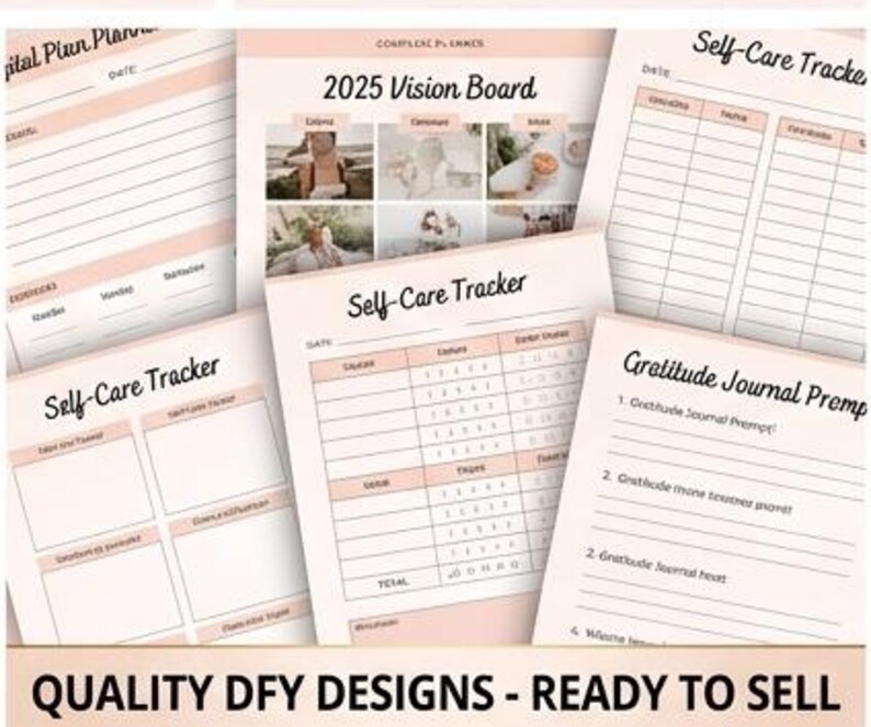7500+ PLR Digital Product Bundle MRR | DFY Planners & Journals With ...