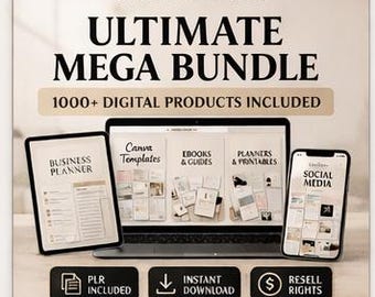 究極のビジネスメガバンドル 1億冊以上の書籍、コース、フレームワーク | 起業家スターターキット - 無料アップデート
