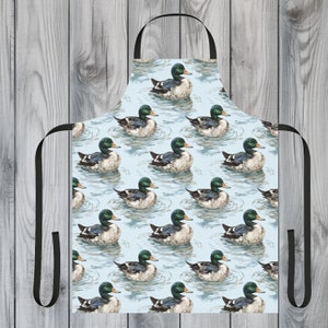 Mallard Ducks Apron, Duck Apron, Kitchen Apron, Cooking Apron, Gift Apron, Women’s Apron, Garden Apron, Unisex Apron, Kitchen Wear, Culinary