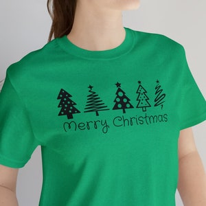 Merry Christmas shirt, Christmas trees shirt, Christmas theme, Holiday vibes, Christmas gift, teacher gift, Holiday spirit, Christmas cheer