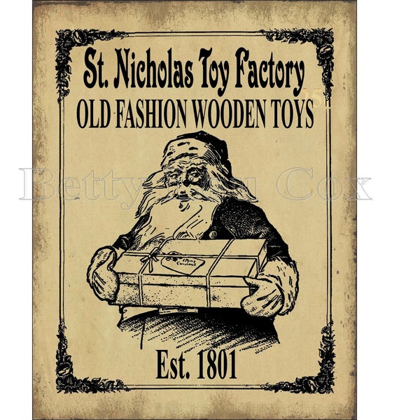 Vintage Santa Ad Printable , Great for Flour Sack Cloth , Pillow Transfers , Labels , Tea Towels , Instant Download  , Digital , Christmas