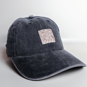 Berretto da surf, rimani ondulato, lavato in pietra, nero, berretto da sole elegante, moda estiva, berretto da aquilone, surf, accessorio da spiaggia, berretto da spiaggia, regalo