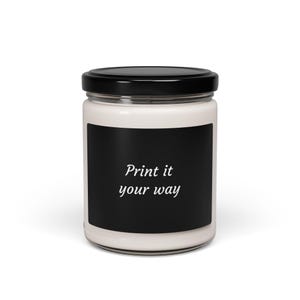 Customizable Scented Soy Candle, Personalized Aromatherapy Gift, Relaxation Candle, Hand-poured Candle for Every Occasion