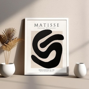 Minimalista Wall Decor Regalo commovente Regalo di inaugurazione della casa Japandi Wall Decor Matisse Wall Art Printable Art Download digitale