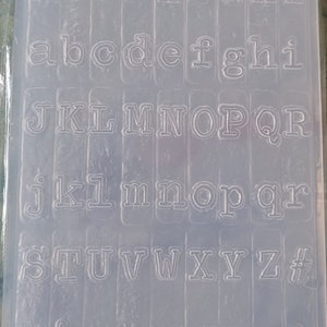 Alphabet Embossing Folder Card Making Scrapbooking Crafts Letters Invitations Texture Paper Birthday Party